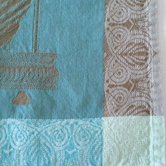 Le Jacquard Francais kitchen towel sea fan. - Picture 2 of 3